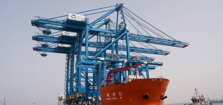 Automated Cranes at Port of NEOM