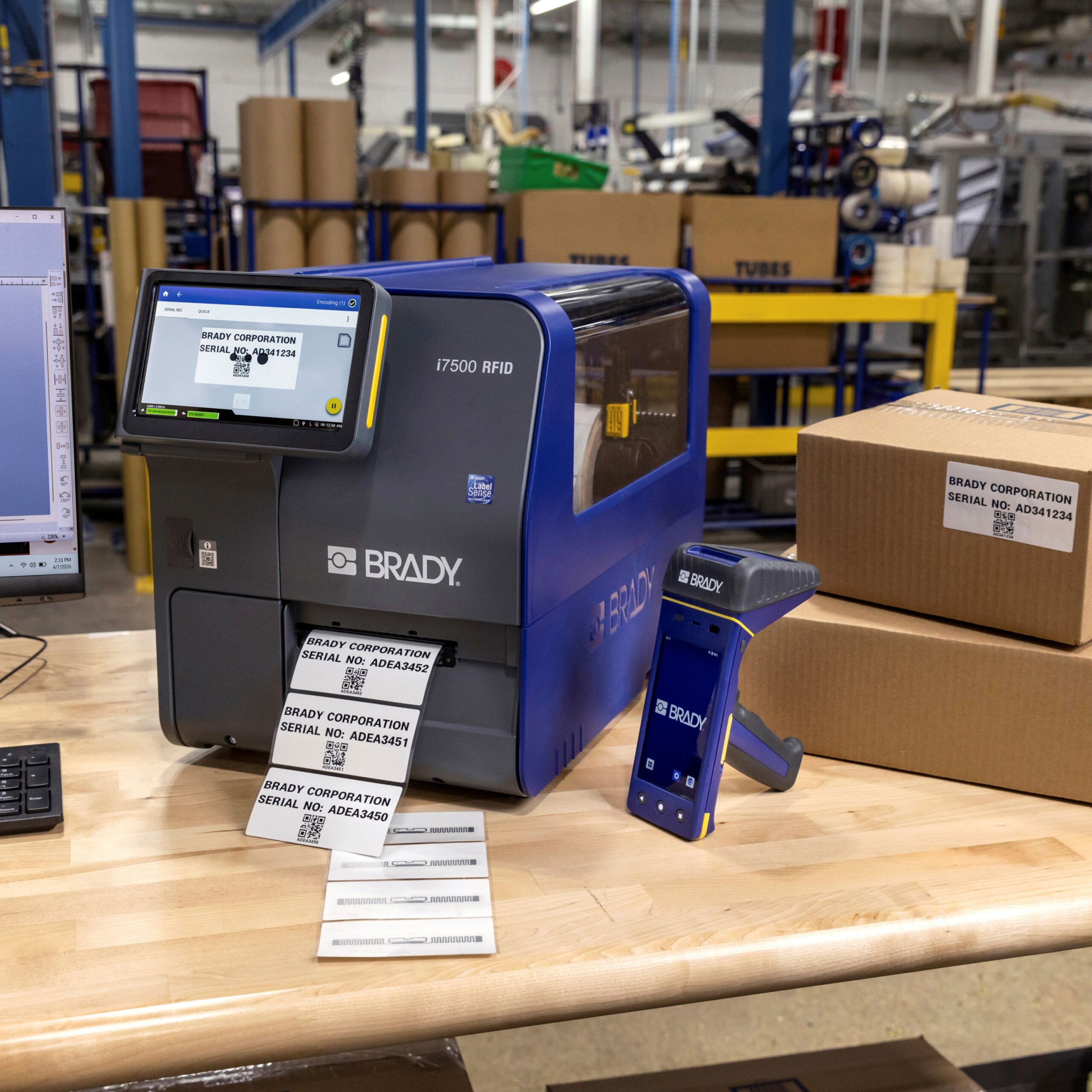 Brady RFID printer targets zero-waste setup