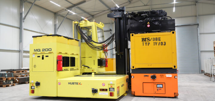 Hubtex engineers a coordinated vehicle fleet for deep repository operations
